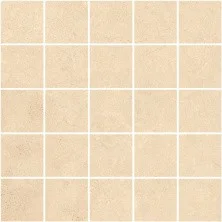 Мозаика Kerranova Marble Trend 307x307 мм, MR, Crema marfil, светло кремовая