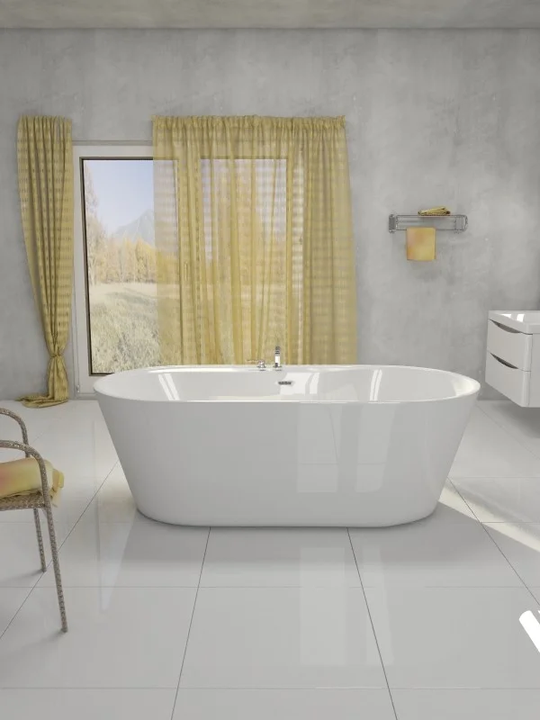 Приобрести ванна акриловая отдельностоящая belbagno 180х85 см, bb14