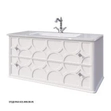 Caprigo Тумба с раковиной CAPRICE 100 см, белая, эмаль