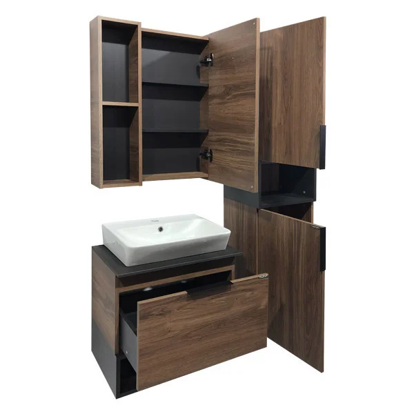 Приобрести сomforty зеркало-шкаф "штутгарт-60" дуб тёмно-коричневый