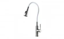 LEMARK Смеситель для кухни Expert, с гибким изливом, белый LM5082S-White
