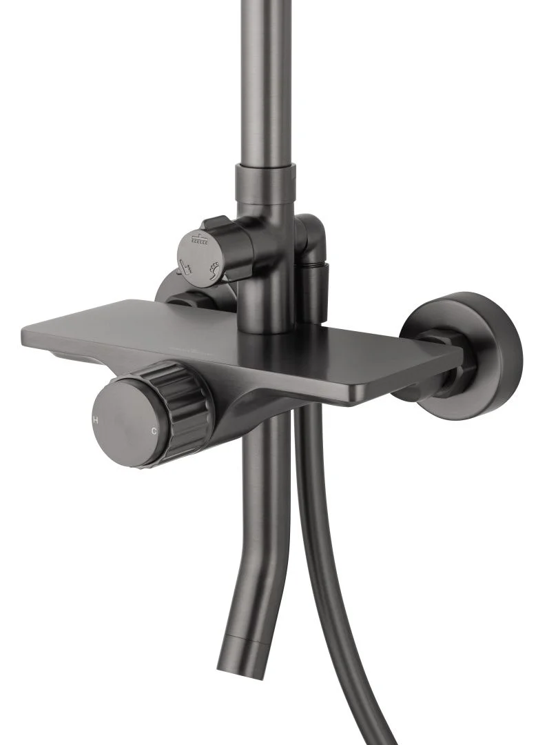 Приобрести душевая система wonzon & woghand click, темный графит (ww-n3s962-bgg)