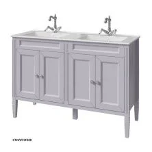 Caprigo Тумба с раковиной ALBION CONCEPT 120 см, фиолетовая