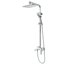Grocenberg Душевая система, белая\хром GB7008WC