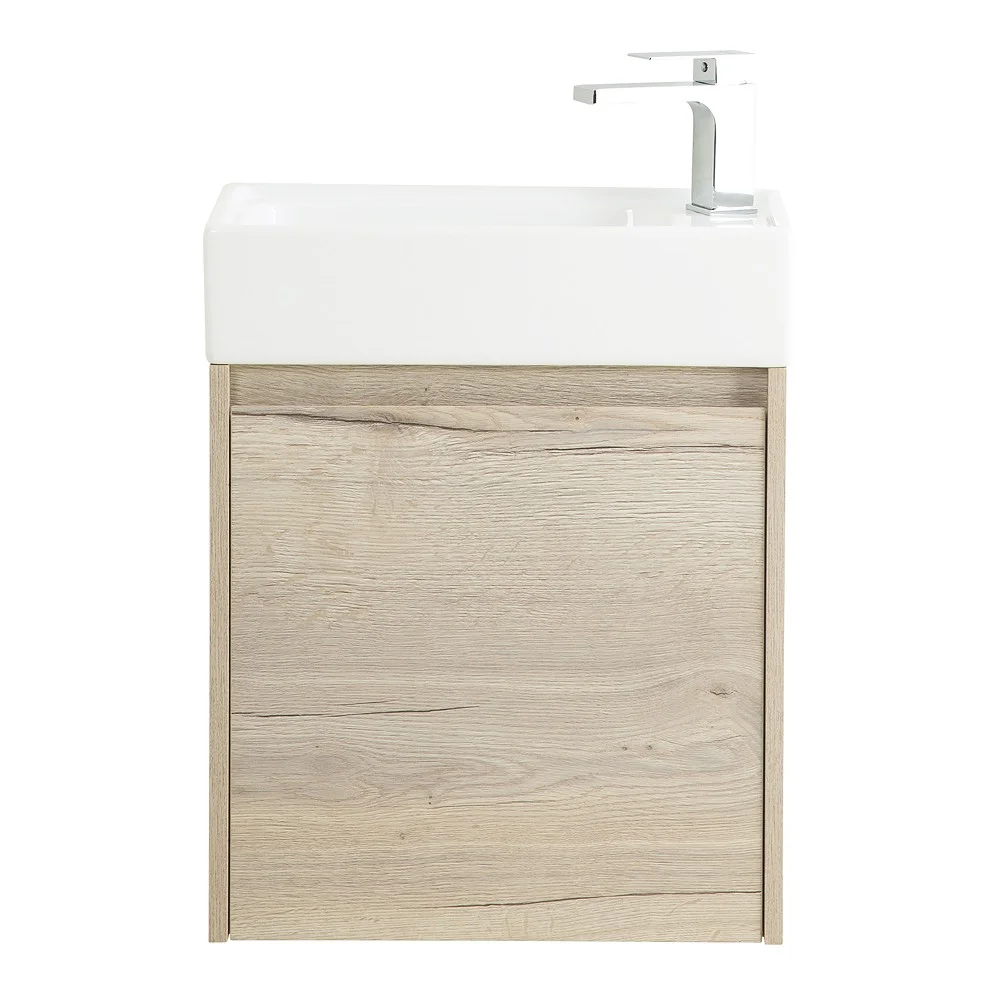 Приобрести belbagno тумба с раковиной kraft mini 50 см, подвесная rovere galifax bianco правосторонняя, белая раковина