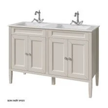 Caprigo Тумба с раковиной ALBION CONCEPT 120 см, светло серая