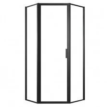 Ограждение душевое Azario RICHMOND 90х90, пентагональное, черное AZ-NAG3231