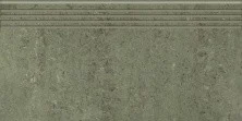 Ступень Grasaro Travertino 294x600 мм, G-450, полированная, зеленый