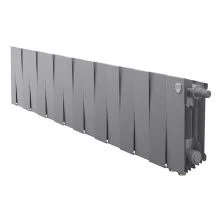 Royal Thermo Радиатор биметаллический Pianoforte 200 /Silver Satin ( серебристый ) VDR - 16 секц.