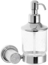 Boheme Дозатор жидкого мыла Royale Cristal, хром\белый 10932-CR