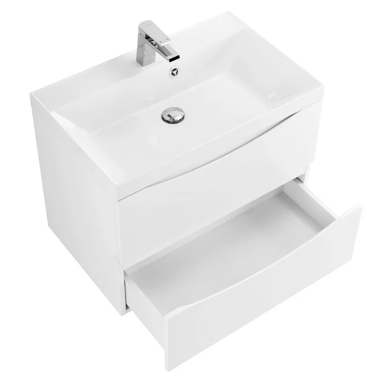 Приобрести тумба подвесная с раковиной belbagno marino-600-2c-so-bo-p 60 см, bianco opaco