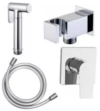 Aquanet Смеситель с гигиеническим душем Static 1.04 (с внутренней частью)