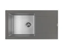 Florentina Кухонная мойка Комби 860х48 см, серый шелк