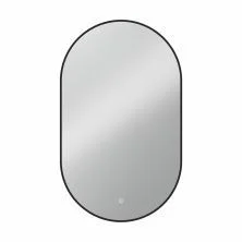 Vincea Зеркало 50х80 см, с led подсветкой, сенсор, диммер, черное VLM-3AU900B