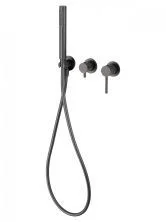 Смеситель для душевой системы встраиваемый WONZON & WOGHAND STICK, Темный графит (WW-838017-BGM)