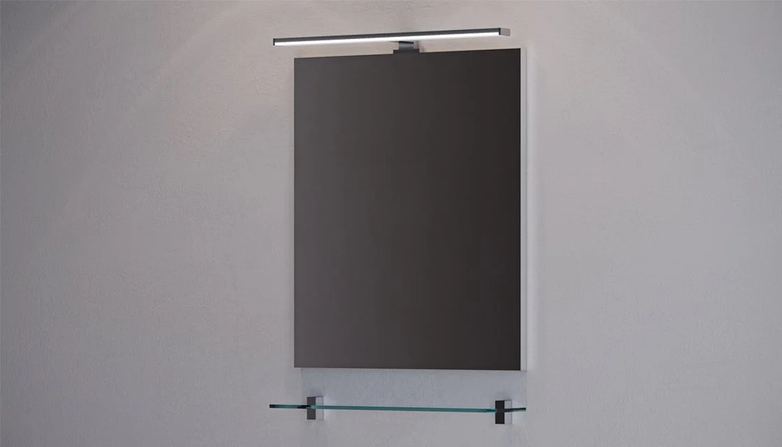 Приобрести зеркало velvex klaufs media 60 см с led-светильником, сенсорное включение zkkla.60-14