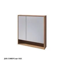 Caprigo Шкаф зеркальный 80см, дуб сомеро