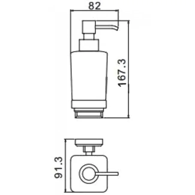 Приобрести gappo дозатор для жидкого мыла g3827, хром