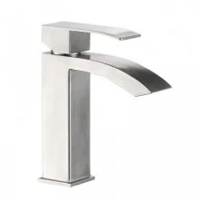 HAIBA Смеситель для раковины 190мм, матовый хром HB-10815