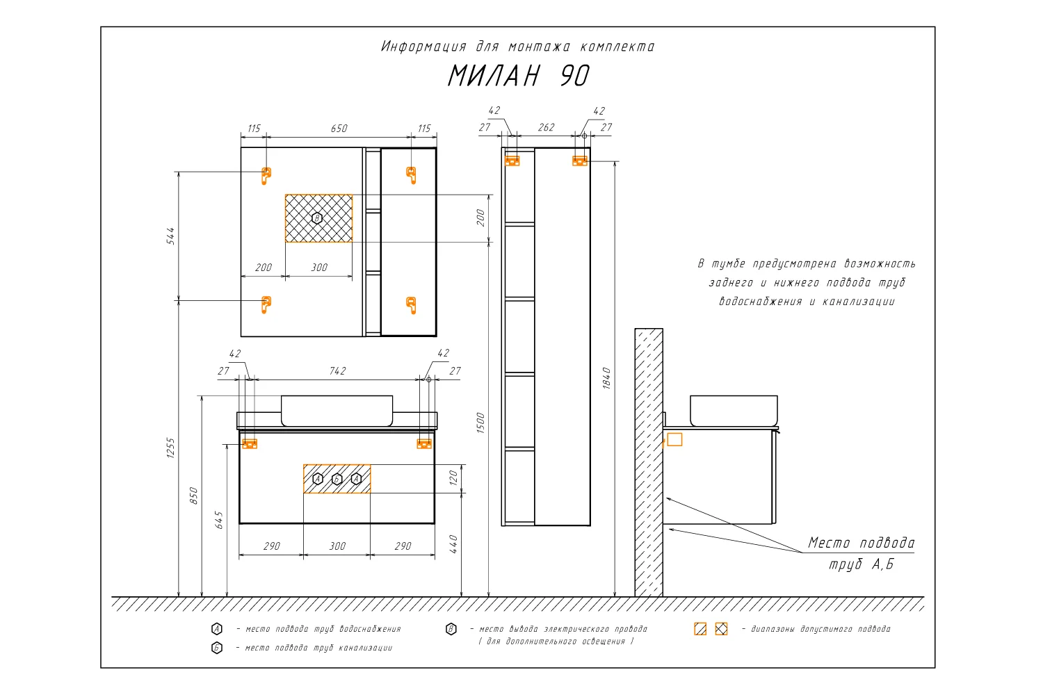 Приобрести сomforty зеркало-шкаф "милан-90" белый глянец
