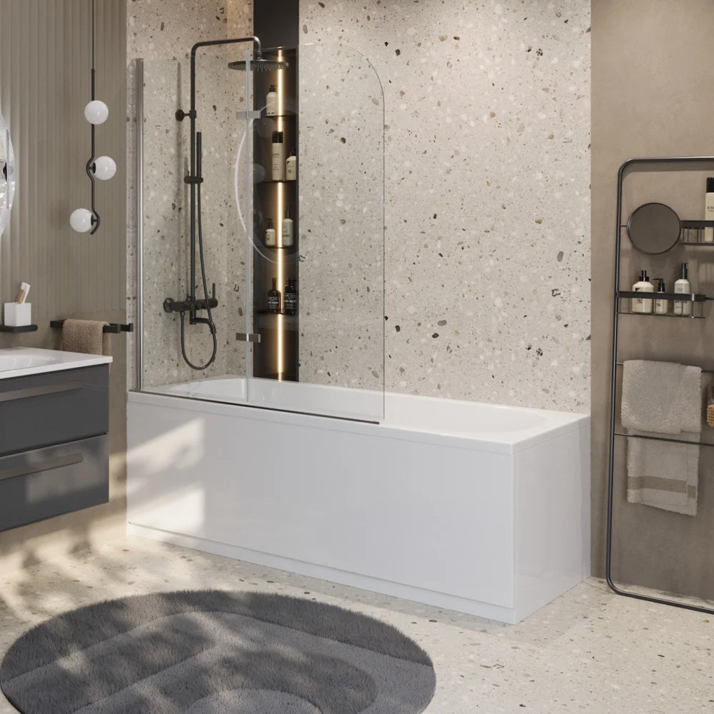 Приобрести cezares акриловая ванна eco 175х75 см, белая eco-175-75-41-w37