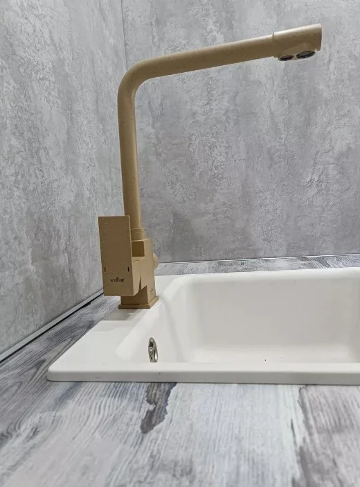 Приобрести смеситель для кухни vieir kitchen 359 мм, с подключением к фильтру, терракотовый v15025(m)