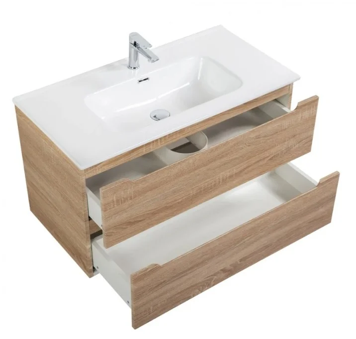 Приобрести тумба подвесная с раковиной belbagno etna-900-2c-so-wo-p 90 см, rovere bianco