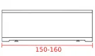 Заказать фронтальная панель 150-160 см 