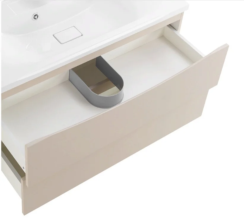 Приобрести тумба подвесная с раковиной belbagno marino-1000-2c-so-co-p 100 см, crema opaco