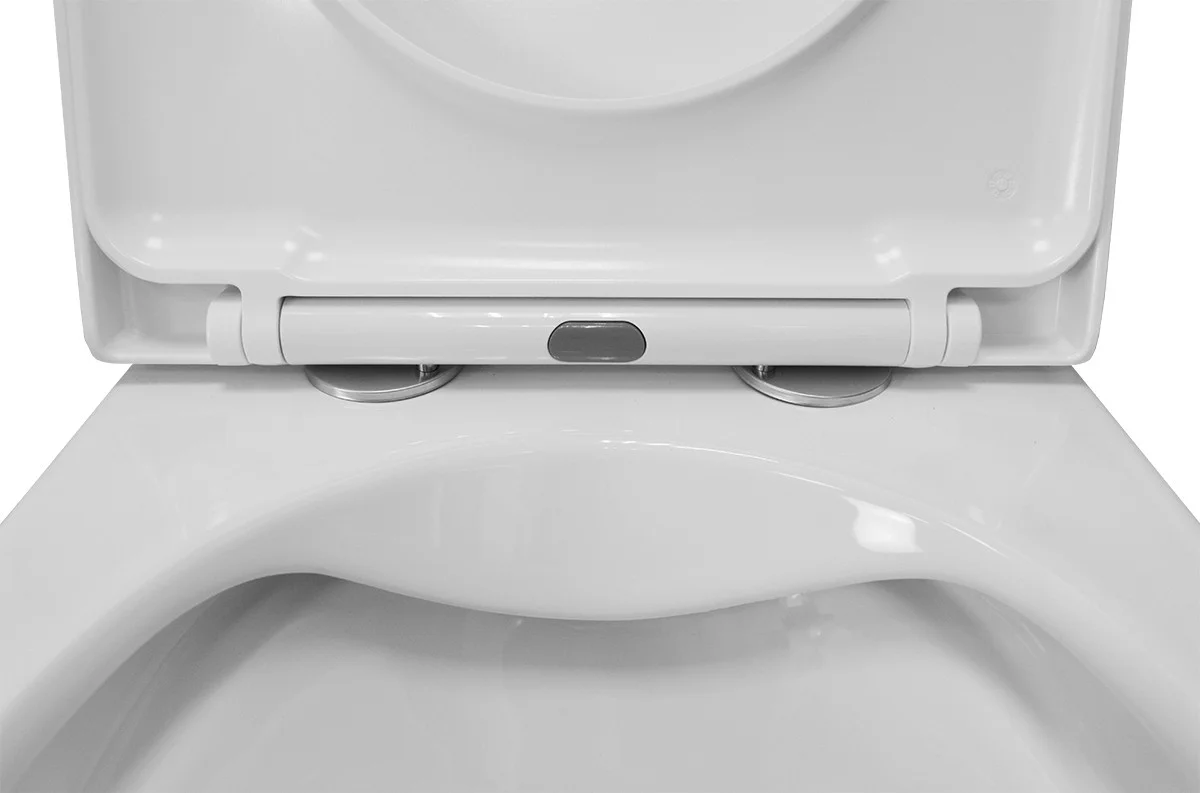 Приобрести унитаз подвесной безободковый azario fora az-0017 с крышкой микролифт