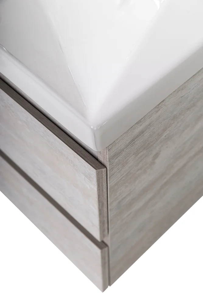 Приобрести cezares тумба подвесная с раковиной molveno 90 см legno bianco, светло серая molveno-90-2c-so-lb