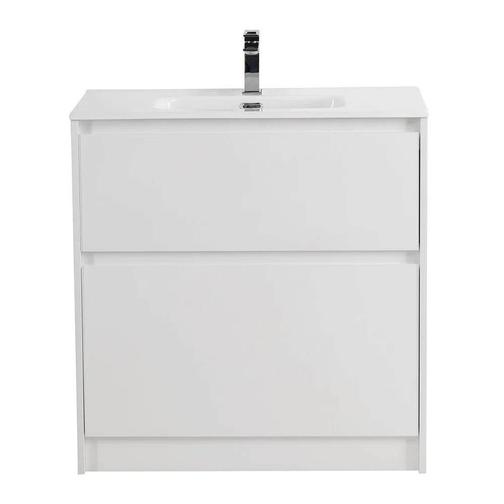 Приобрести belbagno тумба с раковиной kraft 39 80 см, напольная bianco opaco, белая раковина