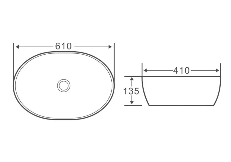 Приобрести раковина-чаша belbagno 61 см bb1348