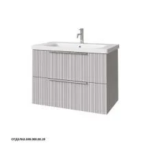 Caprigo Тумба с раковиной RAIN 80 см, серая, эмаль