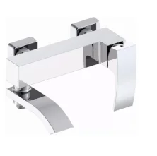 Grocenberg Смеситель для ванны, белый\ хром GB8007WC