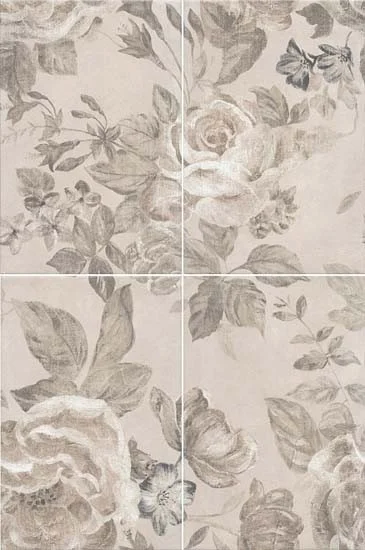 Приобрести панно настенное kerama marazzi александрия светлое (компл. из 4х шт.)