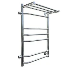 Тругор Водяной полотенцесушитель Браво 3 П7 500х800 мм L, ПМ с боковым подводом и полкой, хром 00-00015990