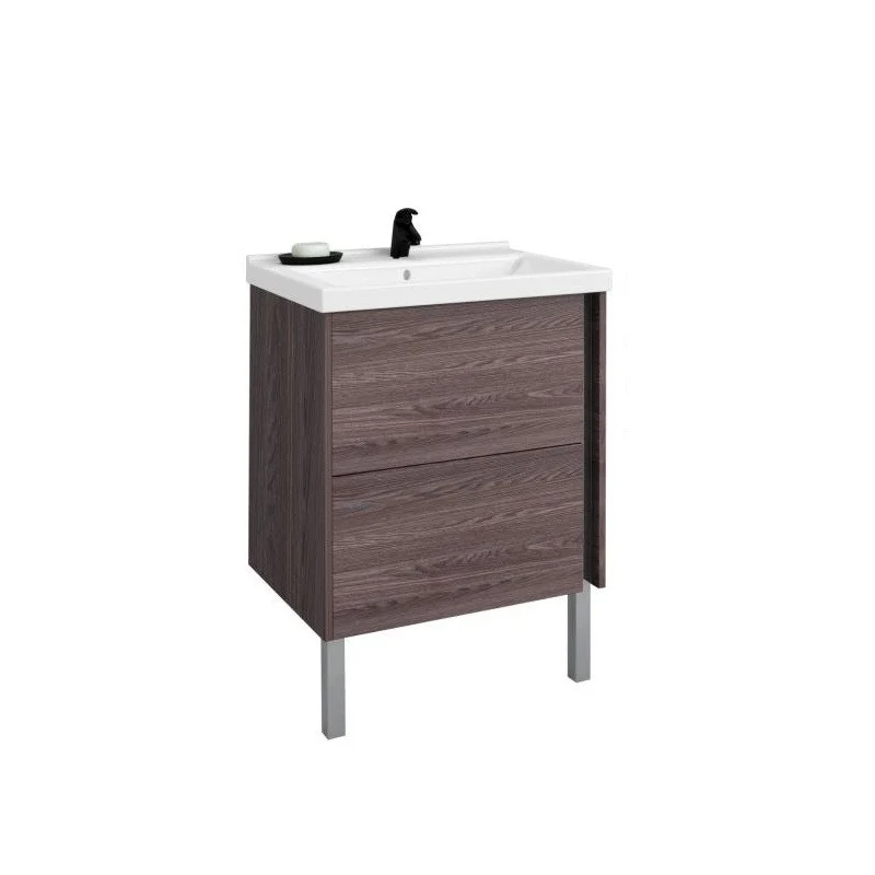 Приобрести тумба акватон стоун 60 см, грецкий орех