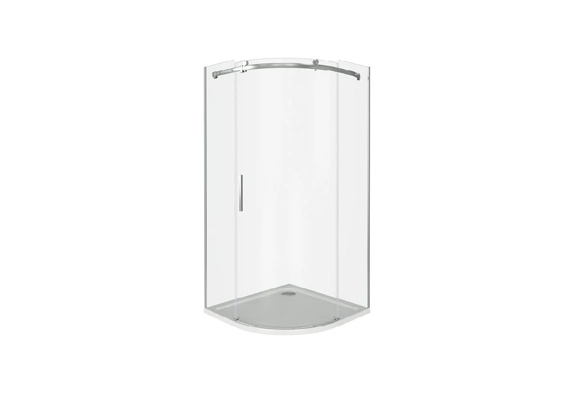 Приобрести ограждение душевое bas galaxy r-100-c-ch 100х100 см