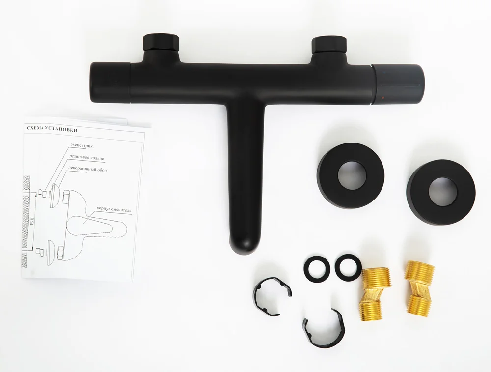 Приобрести belbagno смеситель для ванны uno, черный uno-vasm-nero