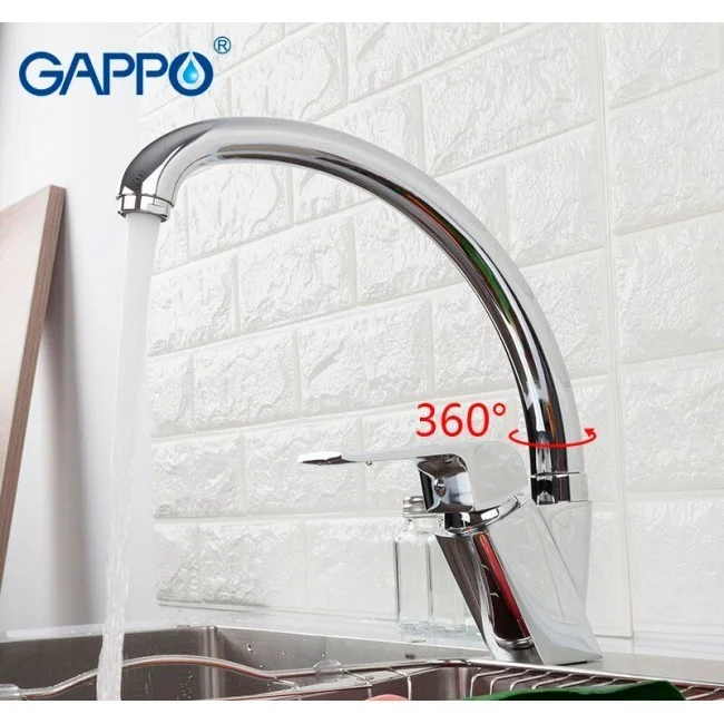 Приобрести gappo смеситель для кухни g4150-8 с высоким изливом, хром 91831