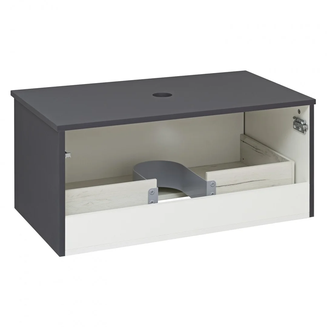 Приобрести aqua de marco тумба подвесная monaco 80см, графит