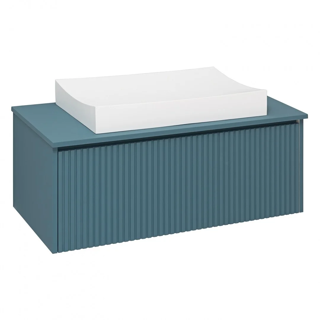 Приобрести aqua de marco тумба подвесная monaco 90см, аквамарин