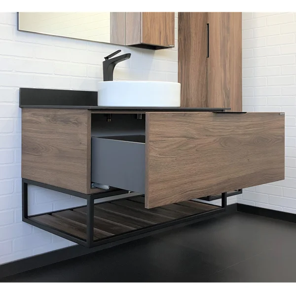 Приобрести сomforty тумба со столешницей и раковиной порто-90 дуб тёмно-коричневый