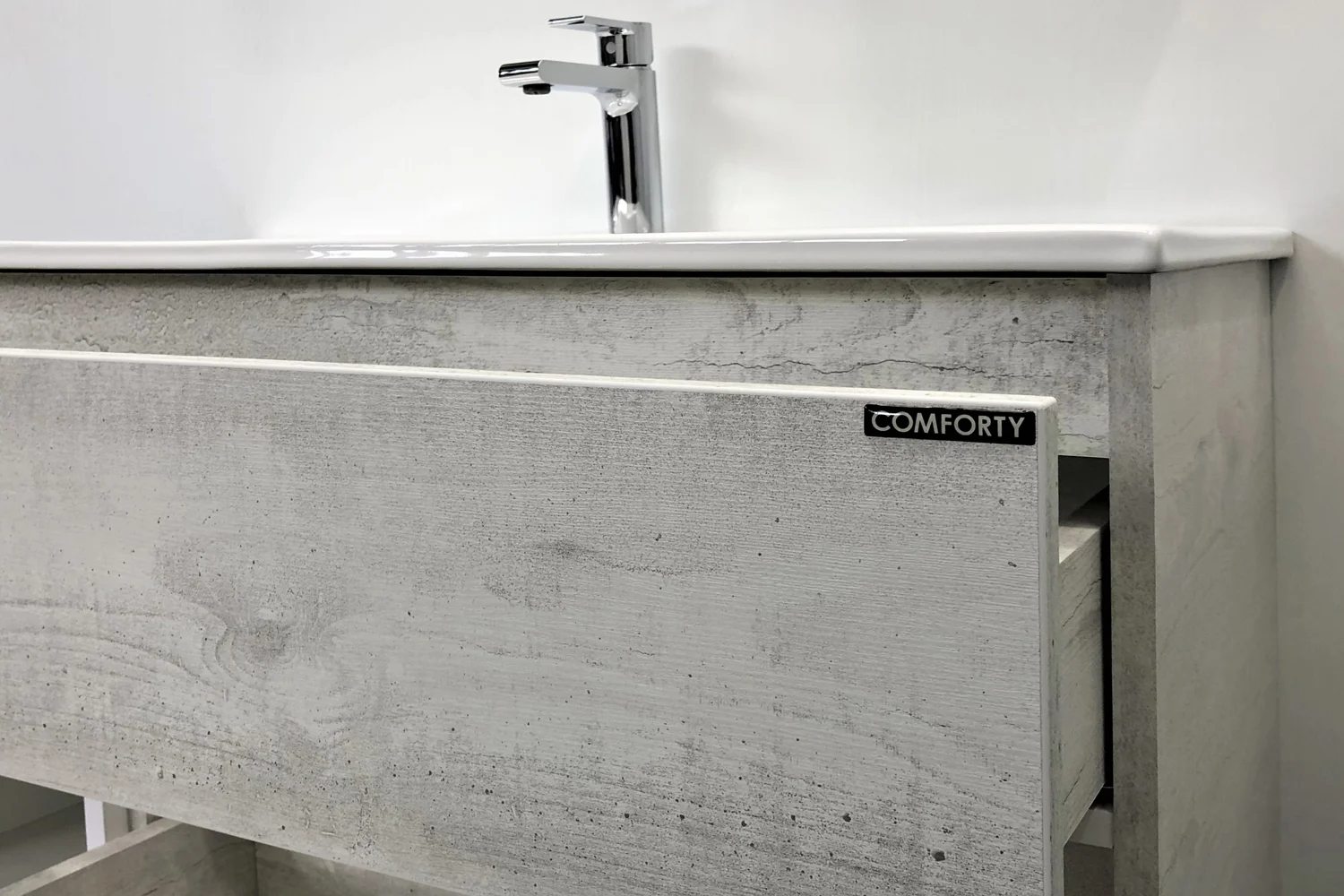 Приобрести сomforty тумба с раковиной "турин-90" дуб белый