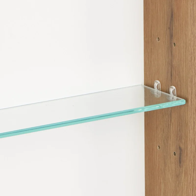 Приобрести акватон зеркало шкаф  сканди 45 см, белый, дуб рустикальный