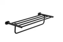 Полотенцедержатель с полкой Vieir V5119C черный