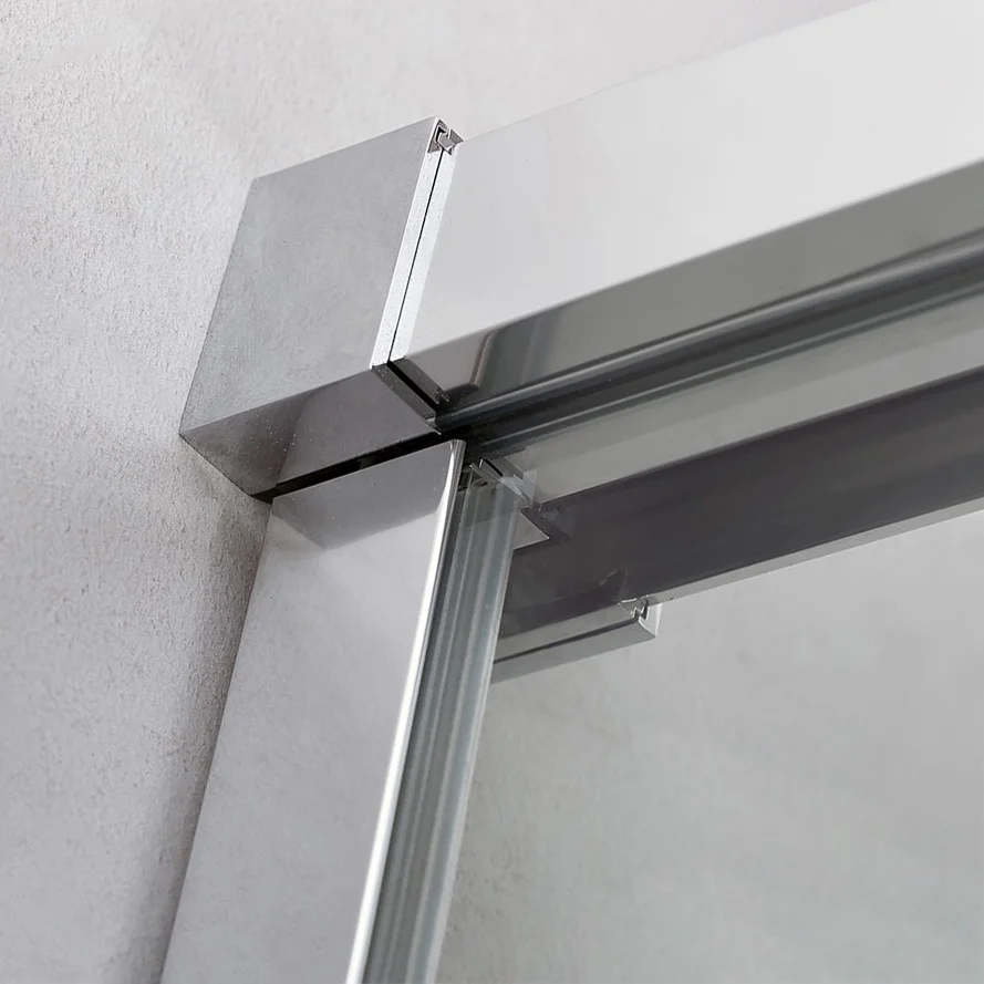 Приобрести cezares душевое ограждение duet 150х90 см, хром duet soft-m-ah-1-150/90-c-cr