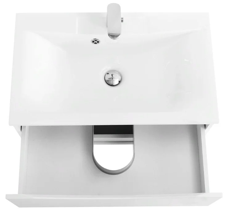 Приобрести тумба подвесная с раковиной belbagno marino-750-2c-so-bo-p 75 см, bianco opaco