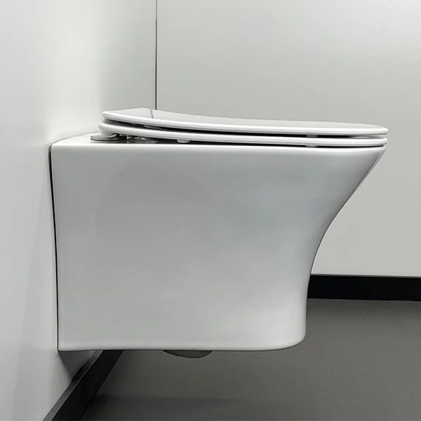 Приобрести comforty подвесной унитаз 110 безободковый, сиденье дюропласт softclose тонкое, быстросъёмное